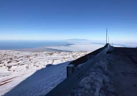 Zăpadă în Hawaii. Mulți dintre localnici nu au văzut niciodată zăpadă în viața lor