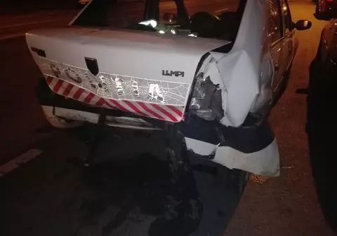 Agent rănit de un șofer beat care a intrat în mașina Poliției, în Constanța