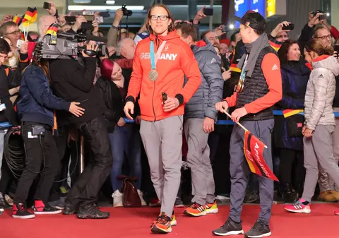 Sportivii olimpici ai Germaniei, primiți cu ovații la întoarcerea în țară. Nemții, pe locul secund la JO de iarnă 2018