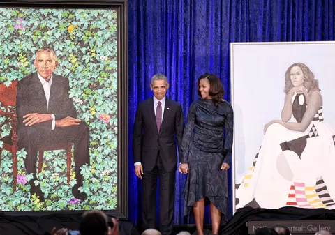 Cum arată portretele oficiale ale lui Barack și Michelle Obama