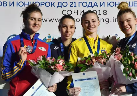 Spadasina Alexandra Predescu a cucerit medalia de argint la Campionatul European de juniori de la Soci, în proba de spadă feminin individual