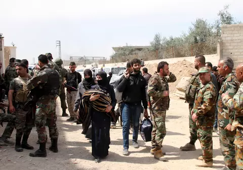 Siria a capturat un oraș important din Ghouta Orientală. Rebelii au fugit