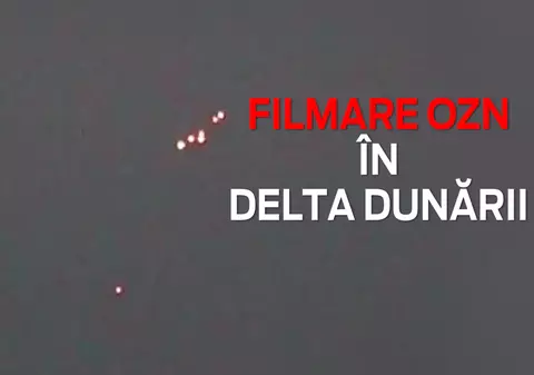 Apariția inexplicabilă filmată pe cerul României, în Delta Dunării
