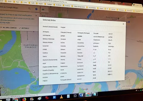 Google Maps are acum versiune în limba română