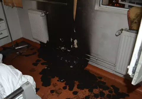 Infirmiera rănită în incendiul de la Spitalul de Urgență din Alba Iulia, transferată la București