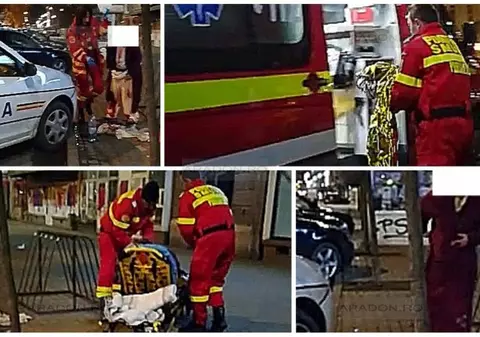 O tânără din Arad a născut pe stradă. Moașe i-au fost patru polițiști