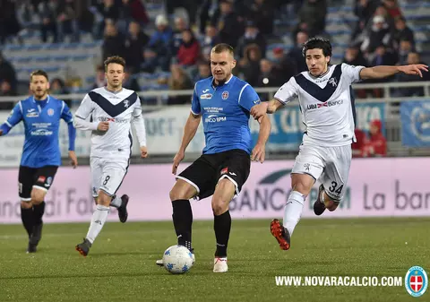 George Pușcaș, gol după gol pentru Novara. Atacantul român are 7 reușite în 8 meciuri