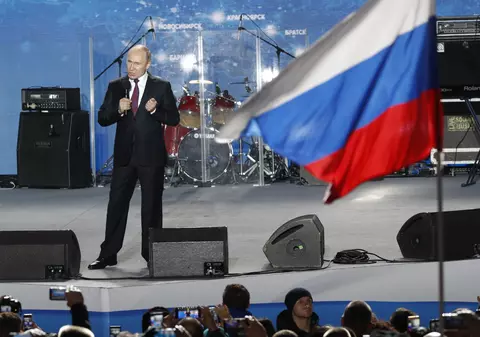 Vladimir Putin a vizitat Crimeea cu ocazia împlinirii a patru ani de la referendumul de anexare
