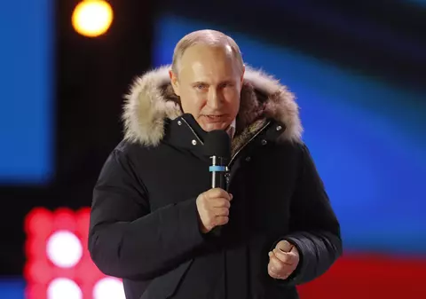VIDEO | Discursul lui Vladmir Putin, după ce a câștigat un nou mandat de președinte al Rusiei