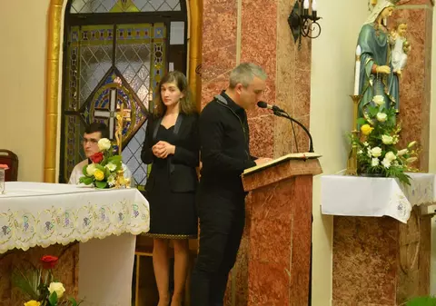 EXCLUSIV/Zoli de la Sistem a lecturat la Slujba de Înviere a credincioșilor catolici