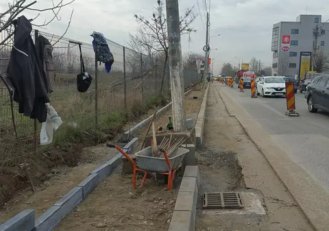 #salvatipipera | Primele măsuri după campania Libertatea: Primăria Voluntari înființează un trotuar destinat corporatiștilor din zonă FOTOGALERIE