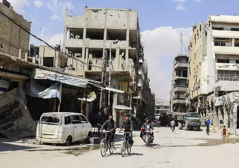 O fetiță din Siria vorbește despre suferința provocată de atacul chimic din Douma