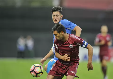Mario Camora, jucătorul cu cele mai multe meciuri la CFR Cluj. În top este urmat de alt fotbalist din străinătate