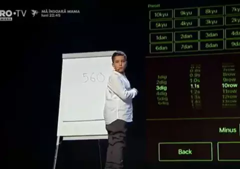 Marco Rahme, copilul de 9 ani de la Românii au talent care gândește mai rapid decât calculatorul VIDEO