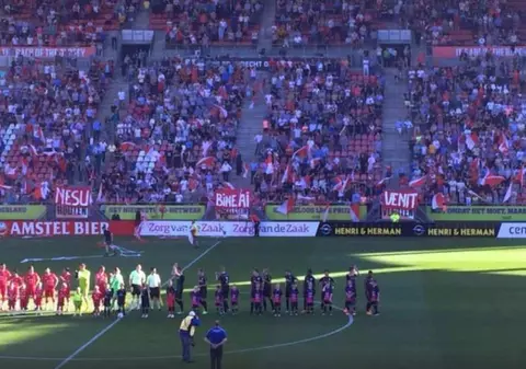 Mihai Neșu s-a întors la Utrecht. Primirea emoționantă pe care i-au făcut-o olandezii | VIDEO