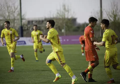 Primul meci din cel de-al doilea mandat al lui Burleanu: România U18 - Muntenegru U18 2-1