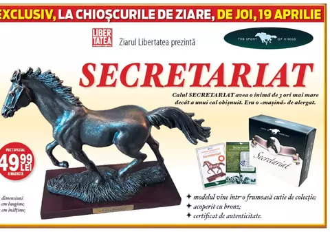 Calul Secretariat – cel mai impresionant cal de curse al tuturor timpurilor