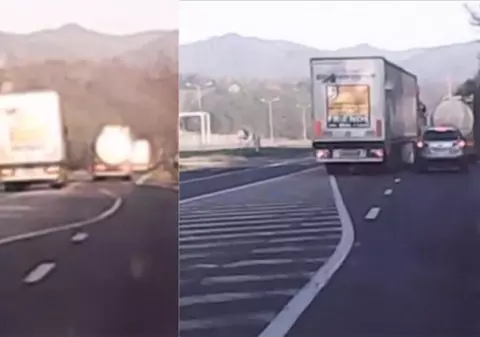 Doi șoferi inconştienţi au fost la un pas de o tragedie după ce s-au şicanat în trafic VIDEO