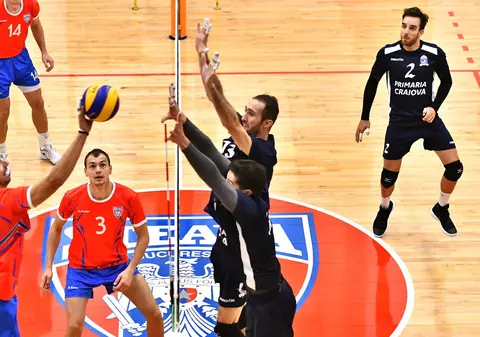 Divizia A1 la volei masculin, etapa a 30-a, a opta din faza a doua. Tricolorul LMV Ploiești, victorie muncită la Craiova. Steaua a câștigat derby-ul cu Arcada Galați