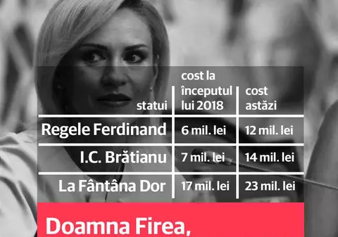 USR București cere Primăriei Capitalei suspendarea imediată a cheltuielilor pentru statui și redirecționarea banilor către spitale