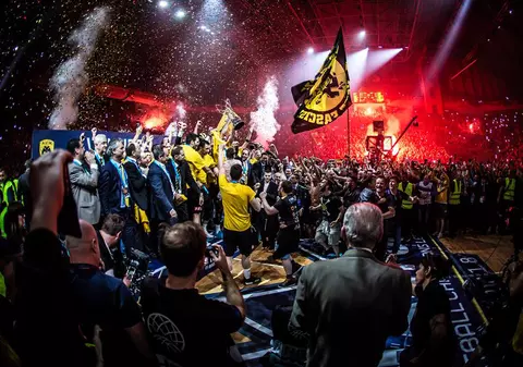 Arbitrul român Marius Ciulin a oficiat la finala mică din Final 4 Basketball Champions League. AEK Atena a luat trofeul