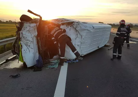 Un basarabean a decedat într-un accident pe A1 între Sebeș și Deva