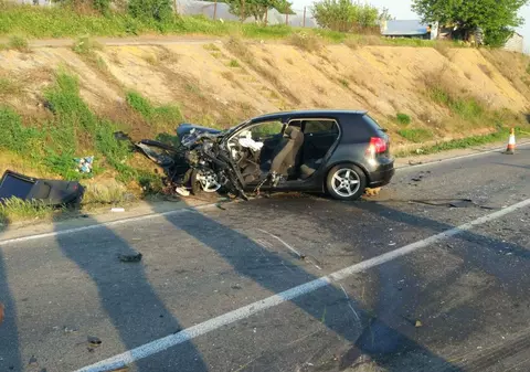 UPDATE / Accident cu nouă răniți, în localitatea Baldovinești, pe DN2B