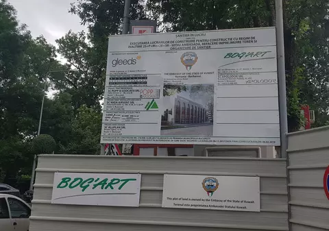 Ce se construiește în fața casei lui Ceaușescu. Ambasada Kuweitului își face sediu în fața Palatului Primăverii