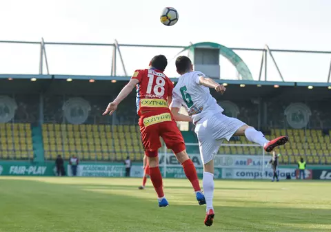 Liga 1 la fotbal, play-out, etapa 10. FC Botoșani - Concordia Chiajna 0-1. Ilfovenii, victorie în 10 oameni