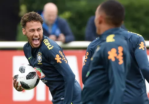 Neymar se antrenează cu echipa Braziliei la Tottenham. ”E din ce în ce mai bine” | GALERIE FOTO