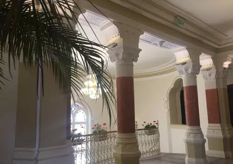 REPORTAJ/Palatul Apelor din Timișoara și-a recăpătat în sfârșit strălucirea de acum un secol, după lucrări care au durat 8 ani