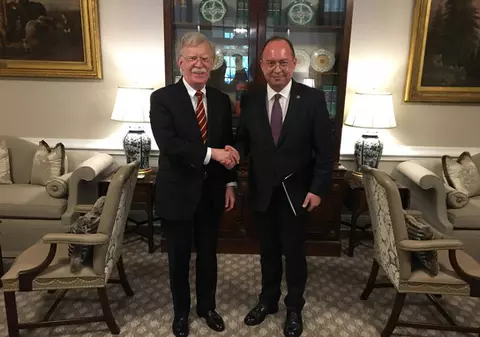 Consilierul prezidențial Bogdan Aurescu, primit la Casa Albă de consilierul lui Trump pentru securitate națională