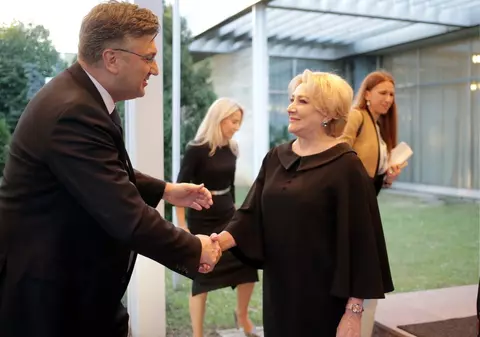 Premierul Republicii Croația, vizită oficială în România; Se întâlnește cu premierul Viorica Dăncilă și cu președintele Klaus Iohannis (FOTO)