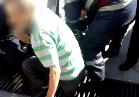 Bărbat blocat într-un canal, la Constanța. L-a scos SMURD-ul