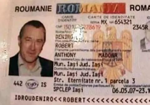 Un bărbat din Iași a falsificat buletinul lui Robert de Niro și a ajuns la închisoare