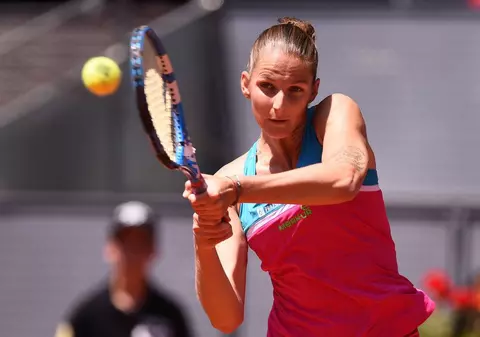 Karolina Pliskova a rupt scaunul arbitrului lovindu-l cu racheta. Scandalul anului în tenis / VIDEO