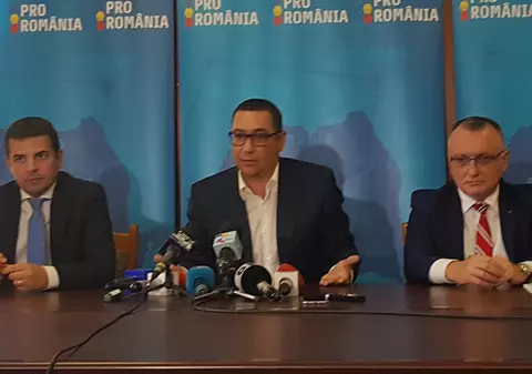 ProRomânia îl susține pe Sorin  Cîmpeanu ca premier, dacă moțiunea de cenzură trece în Parlament; Ponta: Dacă PNL insistă cu Orban, nu trece!