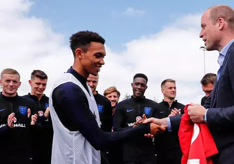 Prințul William, în cantonamentul Angliei, înainte de Campionatul Mondial de fotbal Rusia 2018 | FOTO&VIDEO