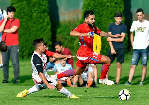 FCSB - CS Cornu, primul amical din 2018 pentru echipa lui Dică. Victorie chinuită. Echipa din L4 a ratat un penalty | FOTO&VIDEO