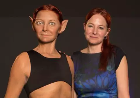 FOTO | Așa arată un corp uman perfect, potrivit unui biolog evolutiv. Are marsupiu și urechi de liliac