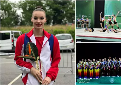 Flavia Sentea, o tânără din Alba, a câștigat bronzul la Campionatul Mondial de Gimnastică Aerobică din Portugalia