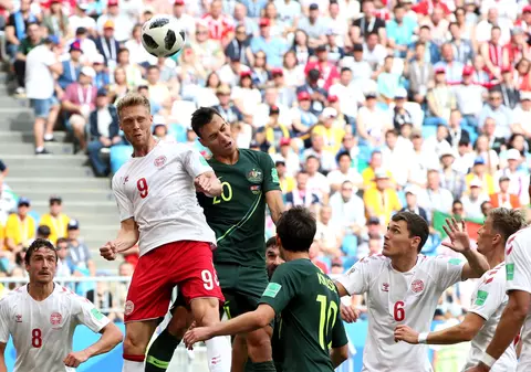 Danemarca - Australia 1-1, în grupa C de la Campionatul Mondial de fotbal Rusia 2018. De doi bani speranță pentru canguri / VIDEO
