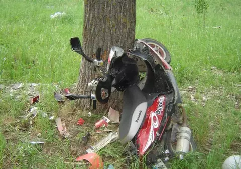 Un bărbat din judeţul Suceava a murit după ce a intrat cu scuterul într-un copac și apoi în stâlpul unei porți