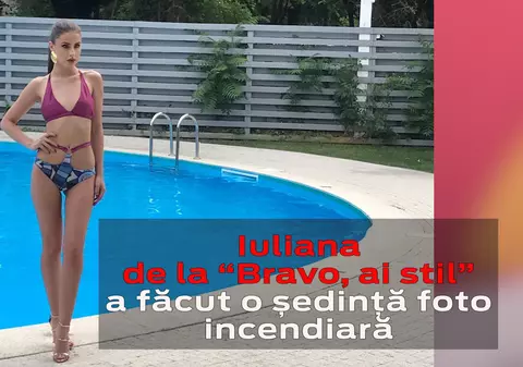VIDEO EXCLUSIV/ Iuliana de la „Bravo, ai stil” a făcut o ședință foto incendiară. „Am norocul că m-am născut la mare și sunt obișnuită cu temperaturile ridicate”