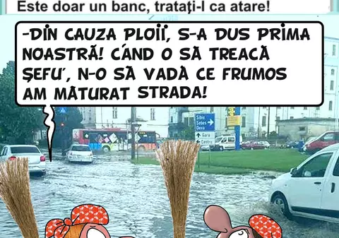 "Din cauza ploii, s-a dus prima noastră..."