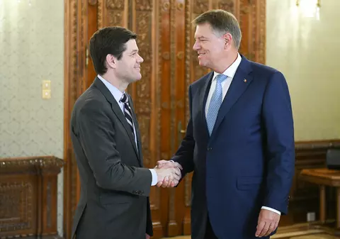 UPDATE. Întâlnire Klaus Iohannis-Wess Mitchell, la Palatul Cotroceni: ”SUA urmăresc cu atenție evoluțiile din țara noastră”