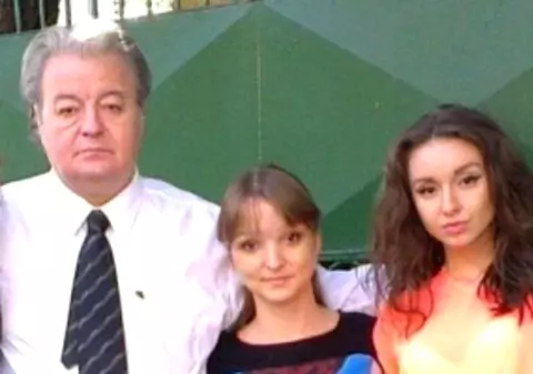 Fata cea mică a lui Corneliu Vadim Tudor, reporter la TV. A debutat în această dimineață