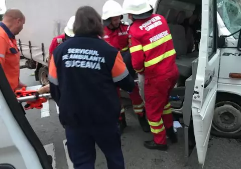 O femeie care nu purta centura de siguranță a scăpat cu viață, la Gura Humorului. Cum a fost posibil
