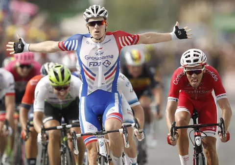 Arnaud Demare, victorios în etapa a 18-a a Turului Franței. Geraint Thomas rămâne lider