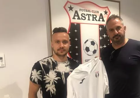 Astra Giurgiu l-a transferat pe Julien Antoine Begue. Atacantul francez a trecut și pe Guingamp